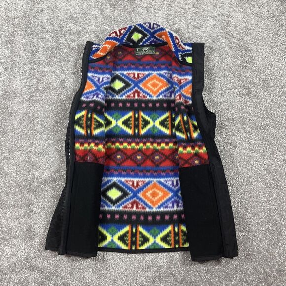Lauren Ralph Lauren Active Vest Womens Small Aztec Rainbow Fleece Outdoors Color - Picture 5 of 12